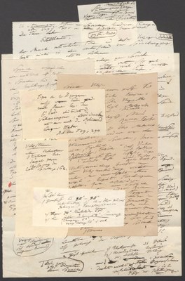 Alexander von Humboldt: Vorlesungsmanuskript der 59. Stunde (Zyklus an der Berliner Universität) zum Thema „Menschenracen“