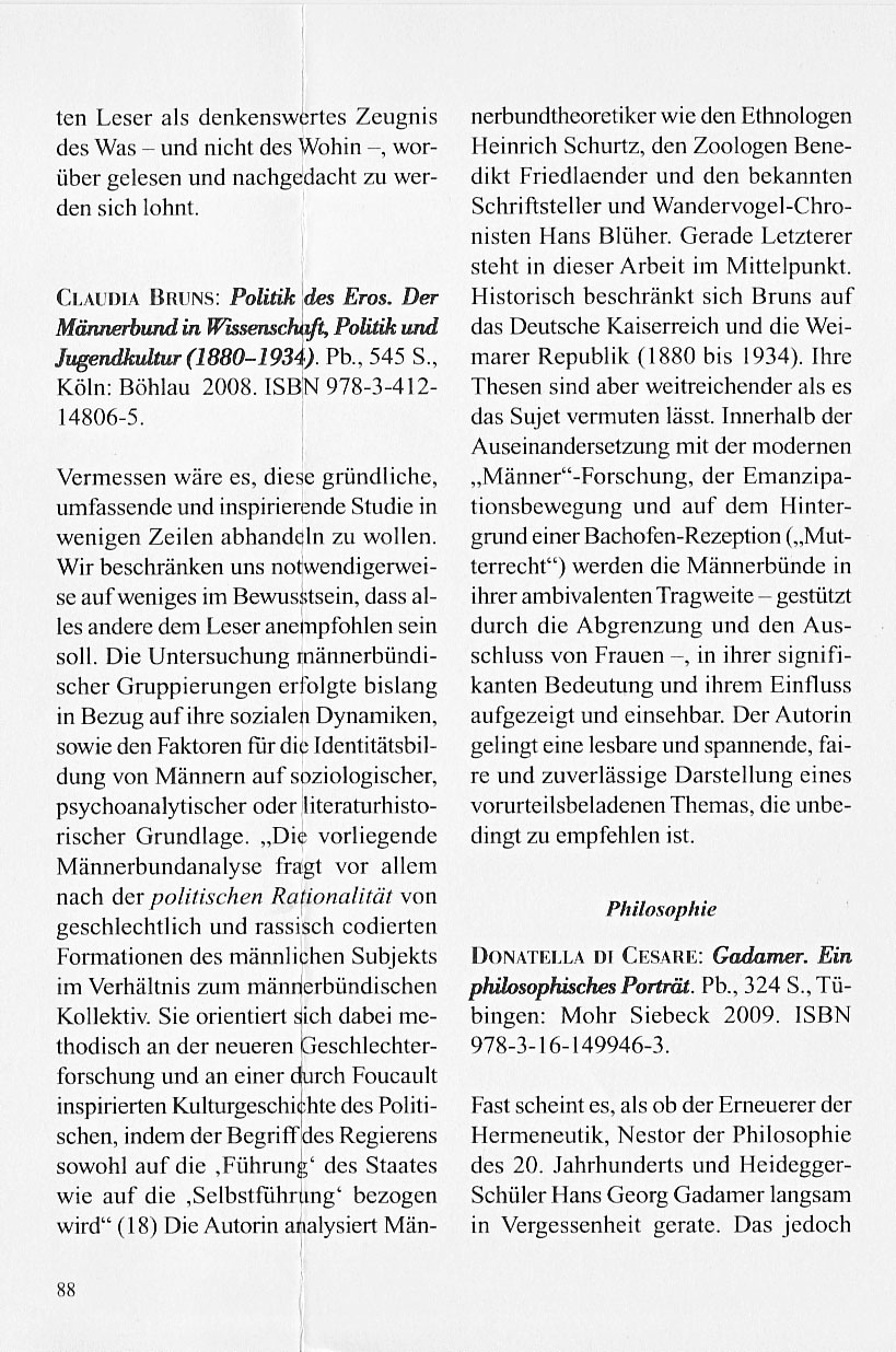 rezension gnostika 2009